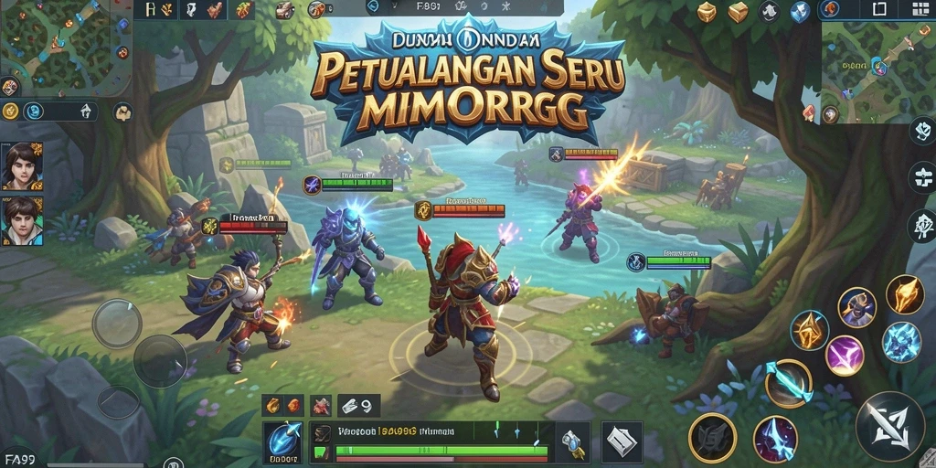 Tampilan gameplay seru dalam pengalaman MMORPG FA99.
