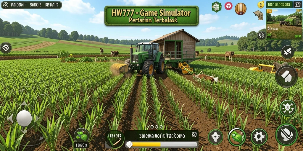 Gambaran menarik gameplay pertanian di HW777.