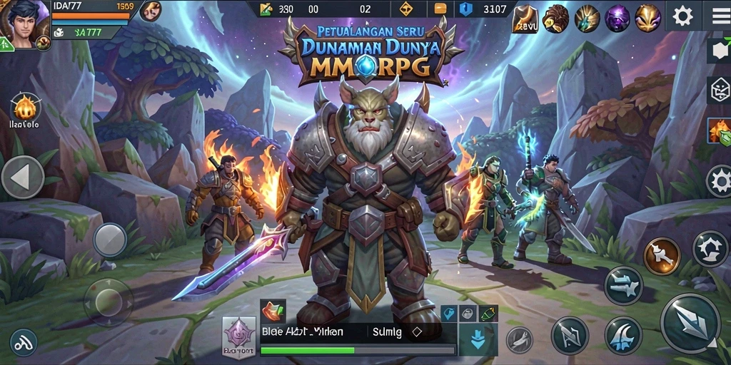 Tampilan gameplay <strong>IDA777</strong> dengan aksi seru dan interaksi pemain.