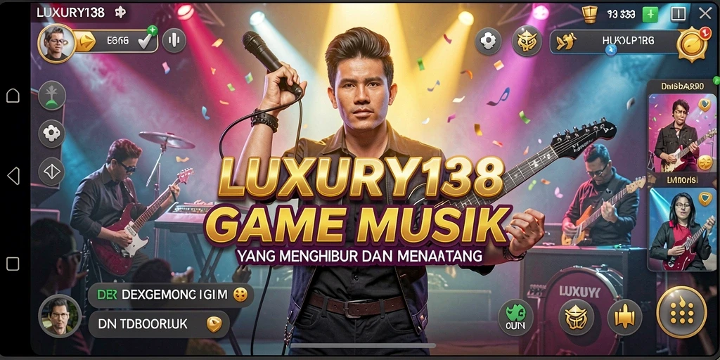 Tampilan gameplay LUXURY138 yang menarik dengan alunan musik yang seru.
