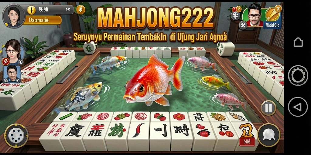 Tampilan menarik dari gameplay Tembak Ikan di MAHJONG222.