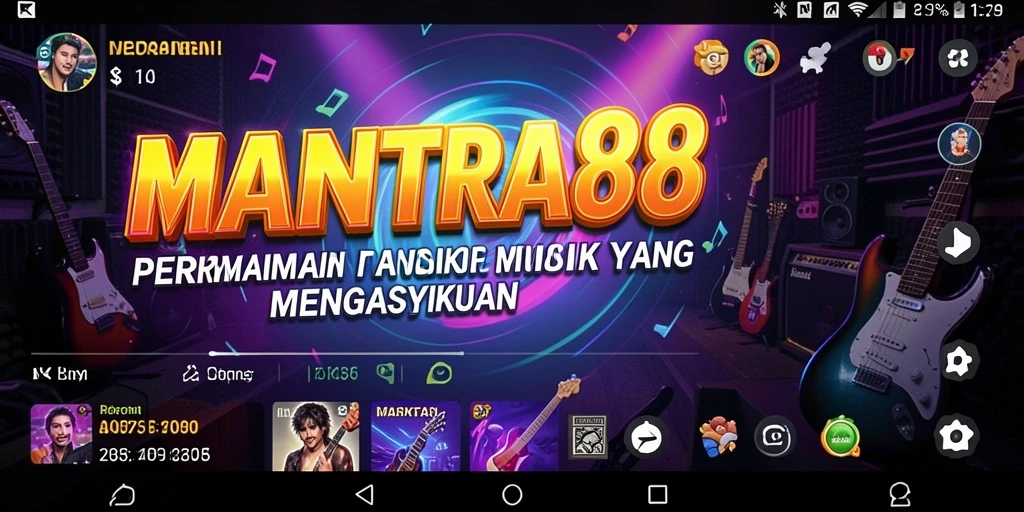 Tampilan gameplay MANTRA88 yang interaktif dan menyenangkan.
