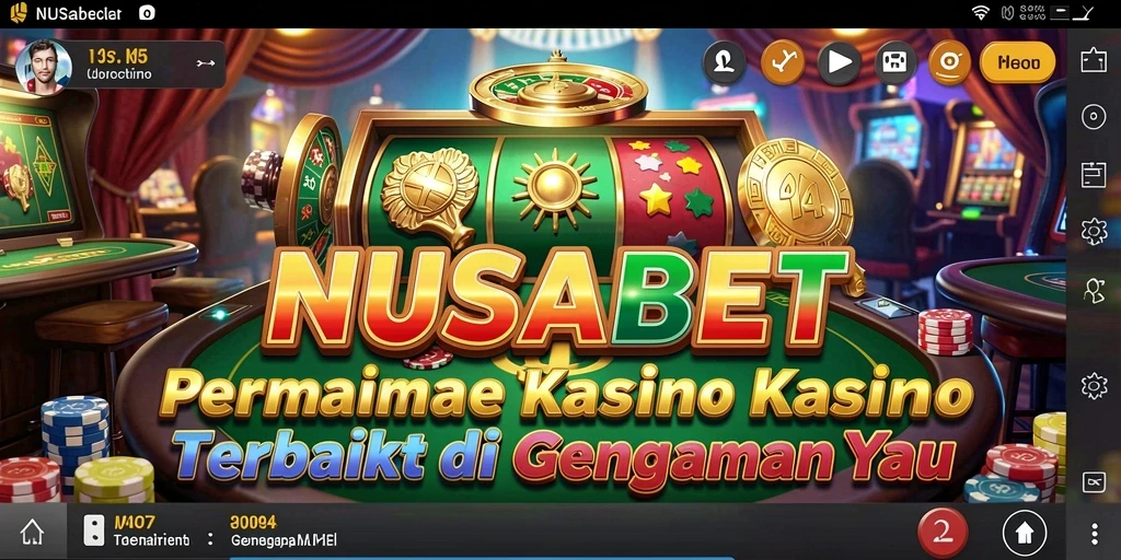 Tampilan menarik dari gameplay Kasino di NUSABET dengan grafis yang memikat.