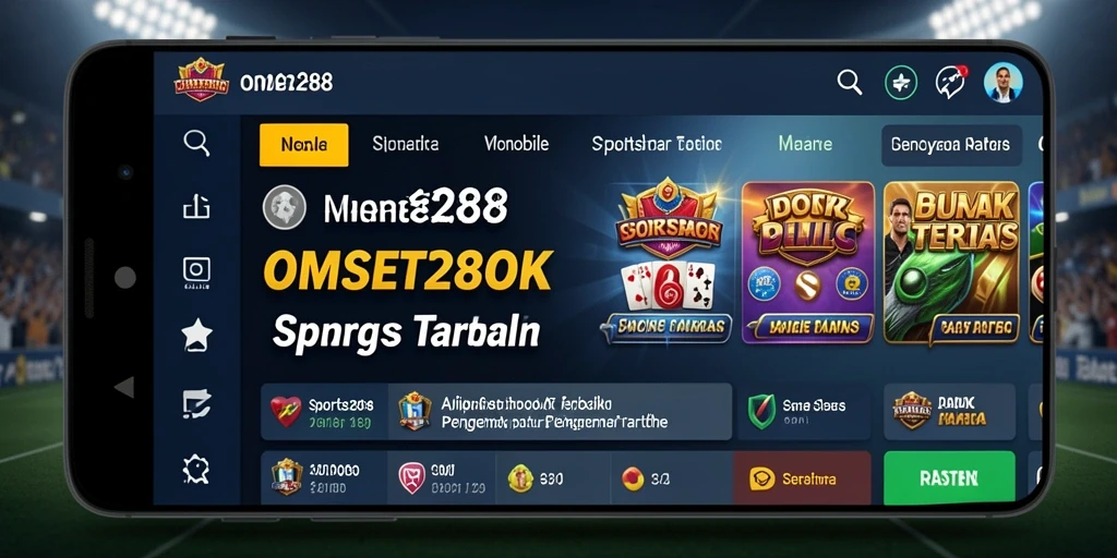 Screenshot gameplay menarik dari OMSET288 yang menunjukkan taruhan olahraga.