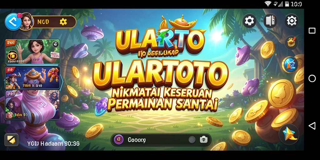 Tangkapan layar ULARTOTO menampilkan gameplay yang seru dan penuh warna.